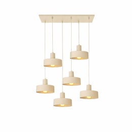 Lampa wisząca 6xE27 Velyo Latte