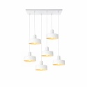 Lampa wisząca 6xE27 Velyo White