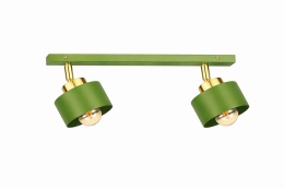 Spot 2xE27 Simply Khaki/Gold