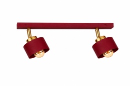 Spot 2xE27 Simply Wine/Gold