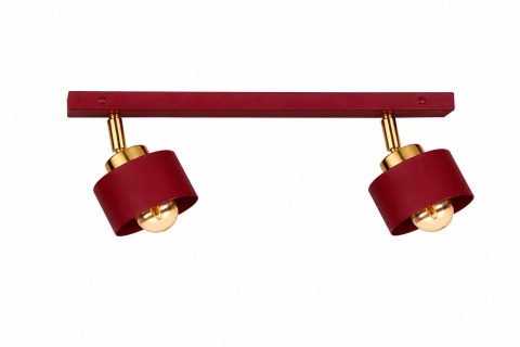 Spot 2xE27 Simply Wine/Gold