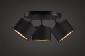 Spot 3xE27 FLOW BLACK