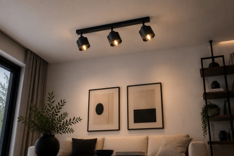 Spot 3xE27 SIMPLY BLACK