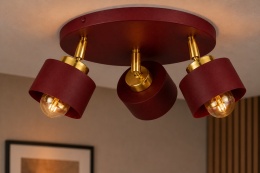 Spot 3xE27 Simply Wine/Gold