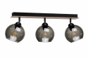 Spot 3xE27 YUNO WOOD BLACK/NATURAL