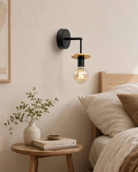 Wall Lamp 1xE27 SATURN GOLD