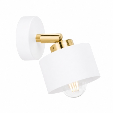 Kinkiet 1xE27 SIMPLY WHITE/GOLD