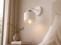 Kinkiet 1xE27 SIMPLY WHITE/GOLD