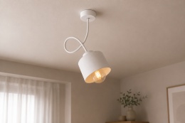 Lampa sufitowa 1xE27 SIMPLY WHITE
