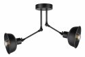 Ceiling Lamp 2xE27 HERMES BLACK