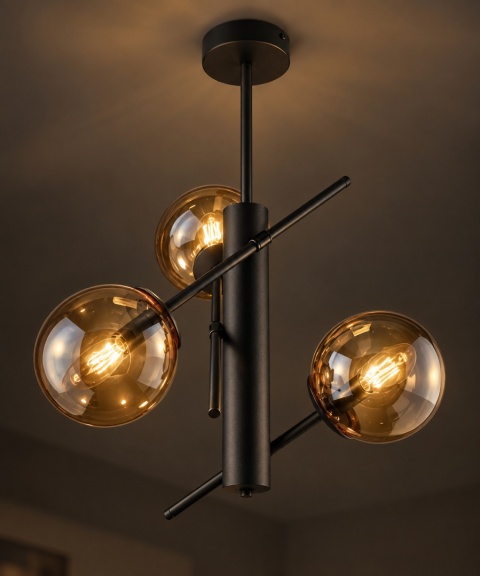 Lampa sufitowa 3xE14 NAXIS AMBER