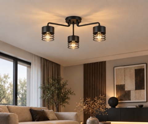 Lampa sufitowa 3xE27 ELLE
