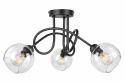 Lampa sufitowa 3xE27 EVIE BLACK