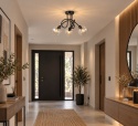 Lampa sufitowa 3xE27 EVIE BLACK