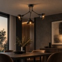 Lampa sufitowa 3xE27 HERMES BLACK