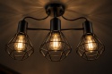Lampa sufitowa 3xE27 LARS BLACK