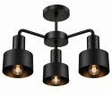 Lampa sufitowa 3xE27 LUCE BLACK