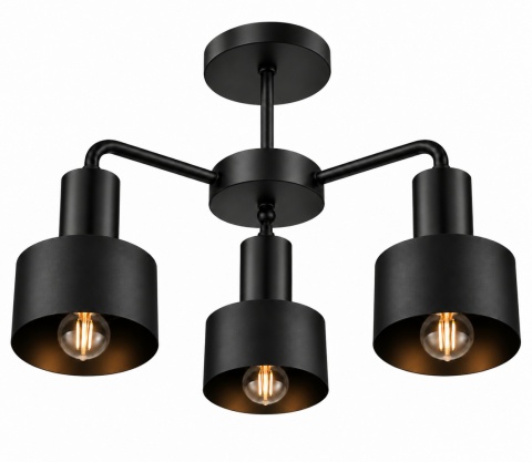 Lampa sufitowa 3xE27 LUCE BLACK