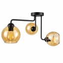 Lampa sufitowa 3xE27 MONDE BLACK