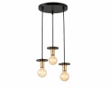 Lampa sufitowa 3xE27 SATURN BLACK