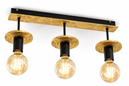 Lampa sufitowa 3xE27 SATURN GOLD