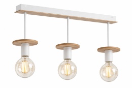 Lampa sufitowa 3xE27 SATURN NATURAL