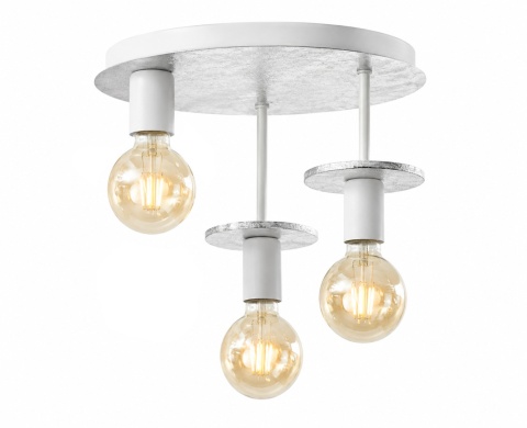 Ceiling Lamp 3xE27 SATURN SILVER