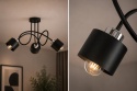 Ceiling Lamp 3xE27 SIMPLY BLACK/SILVER