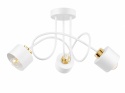 Ceiling Lamp 3xE27 SIMPLY WHITE/GOLD