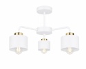 Ceiling Lamp 3xE27 SIMPLY WHITE/GOLD