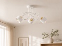 Ceiling Lamp 3xE27 SIMPLY WHITE/GOLD