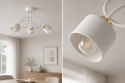 Ceiling Lamp 3xE27 SIMPLY WHITE/GOLD
