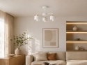 Ceiling Lamp 3xE27 SIMPLY WHITE/GOLD