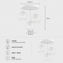 Ceiling Lamp 3xE27 SOLO WHITE