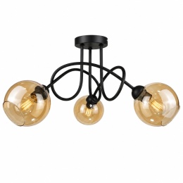 Lampa sufitowa 3xE27 VENUS BLACK
