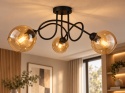 Lampa sufitowa 3xE27 VENUS BLACK
