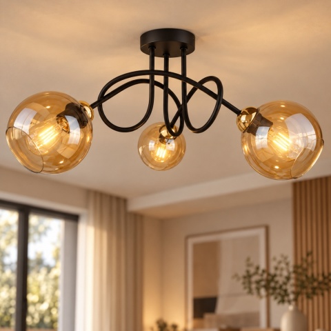 Lampa sufitowa 3xE27 VENUS GOLD