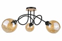 Lampa sufitowa 3xE27 VENUS WOOD
