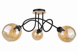 Lampa sufitowa 3xE27 VENUS WOOD