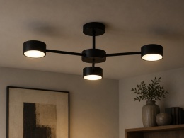 Lampa sufitowa 3xGX53 Dolce Black