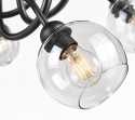 Ceiling Lamp 4xE27 EVIE BLACK