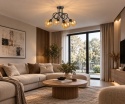 Ceiling Lamp 4xE27 VENUS BLACK