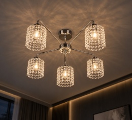 Lampa sufitowa 5xE27 DIAMENT