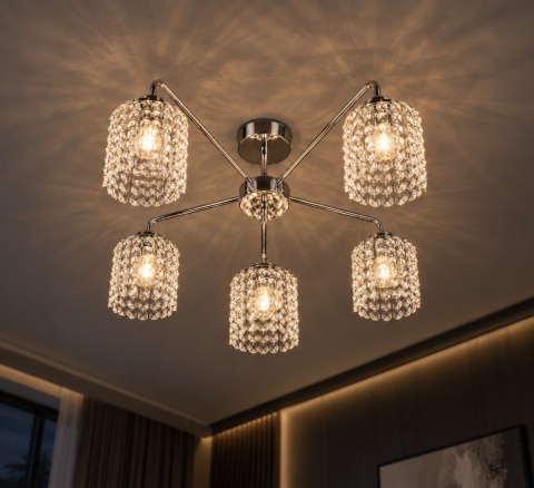 Lampa sufitowa 5xE27 DIAMENT