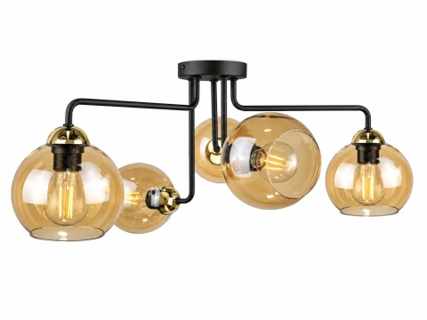 Lampa sufitowa 5xE27 MONDE GOLD