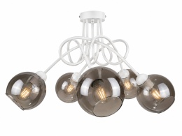 Lampa sufitowa 5xE27 RING WHITE