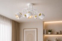 Lampa sufitowa 5xE27 SIMPLY WHITE/GOLD