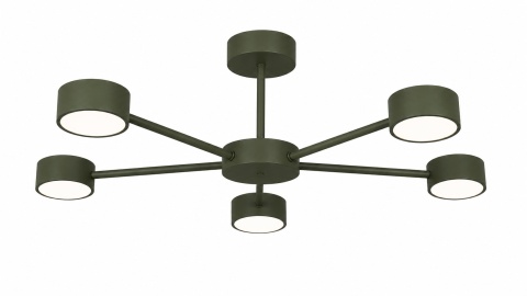Ceiling Flush Lamp 5xGX53 Dolce Khaki