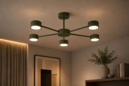 Lampa sufitowa 5xGX53 Dolce Khaki