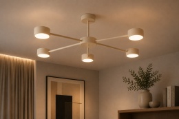Lampa sufitowa 5xGX53 Dolce Latte